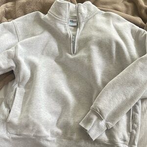 TNA Sweatfleece half zip M Aritzia
